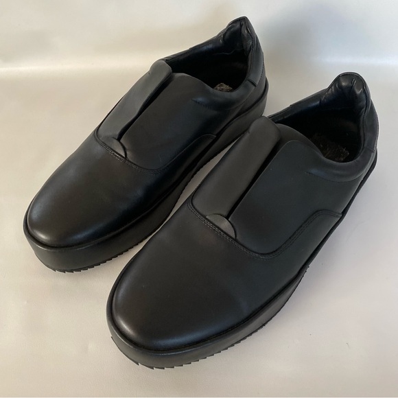 HIP AND BONE Black Slip On Laceless Mens Sneakers Size 10 Streetwear Casual Low - Picture 7 of 11